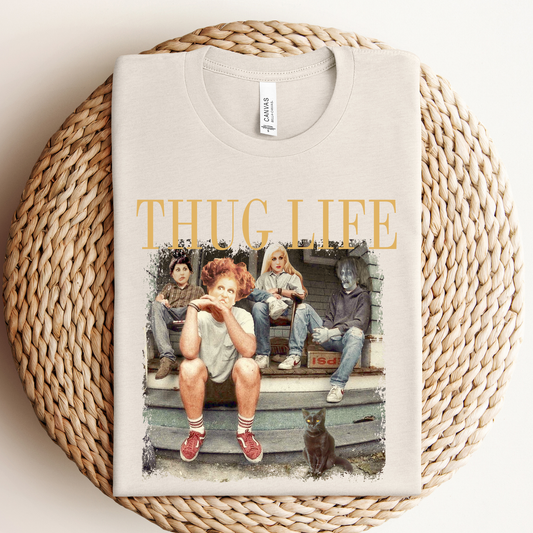 Thug Life Halloween Graphic Tee