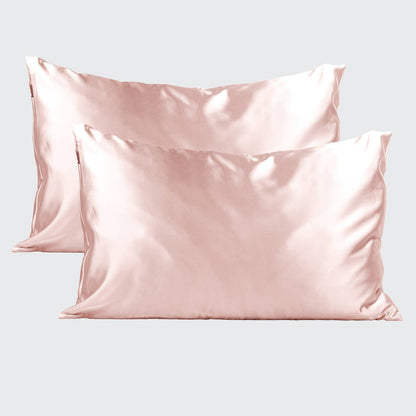 Holiday Blush Satin Pillowcase 2pc Set