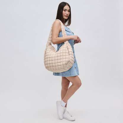 Quilted Puffer Nylon Hobo