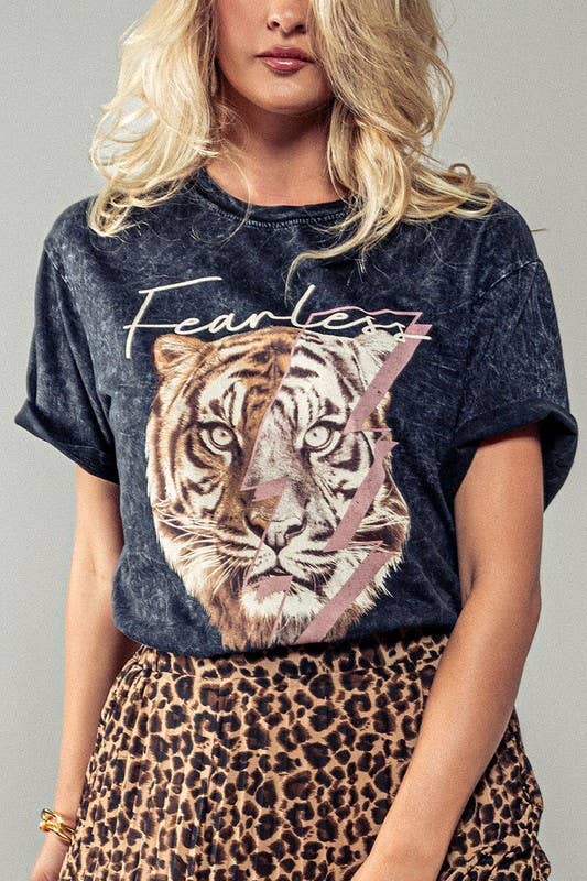 Betty Oversized Fearless Graphic Tee