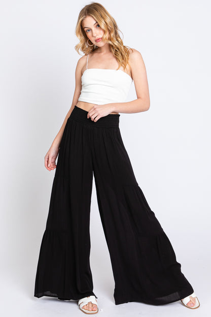 Woven Wide Leg Pants