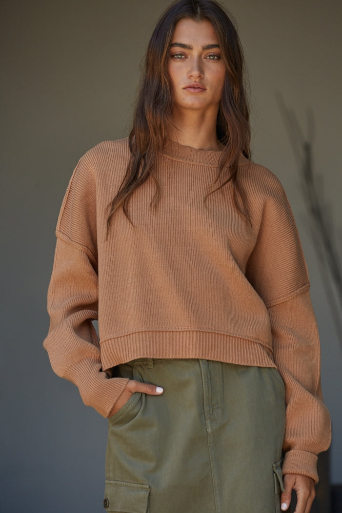 Ribbed Knit Sweater