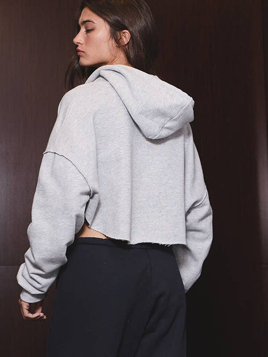 Zip Up Drawstring Hoodie