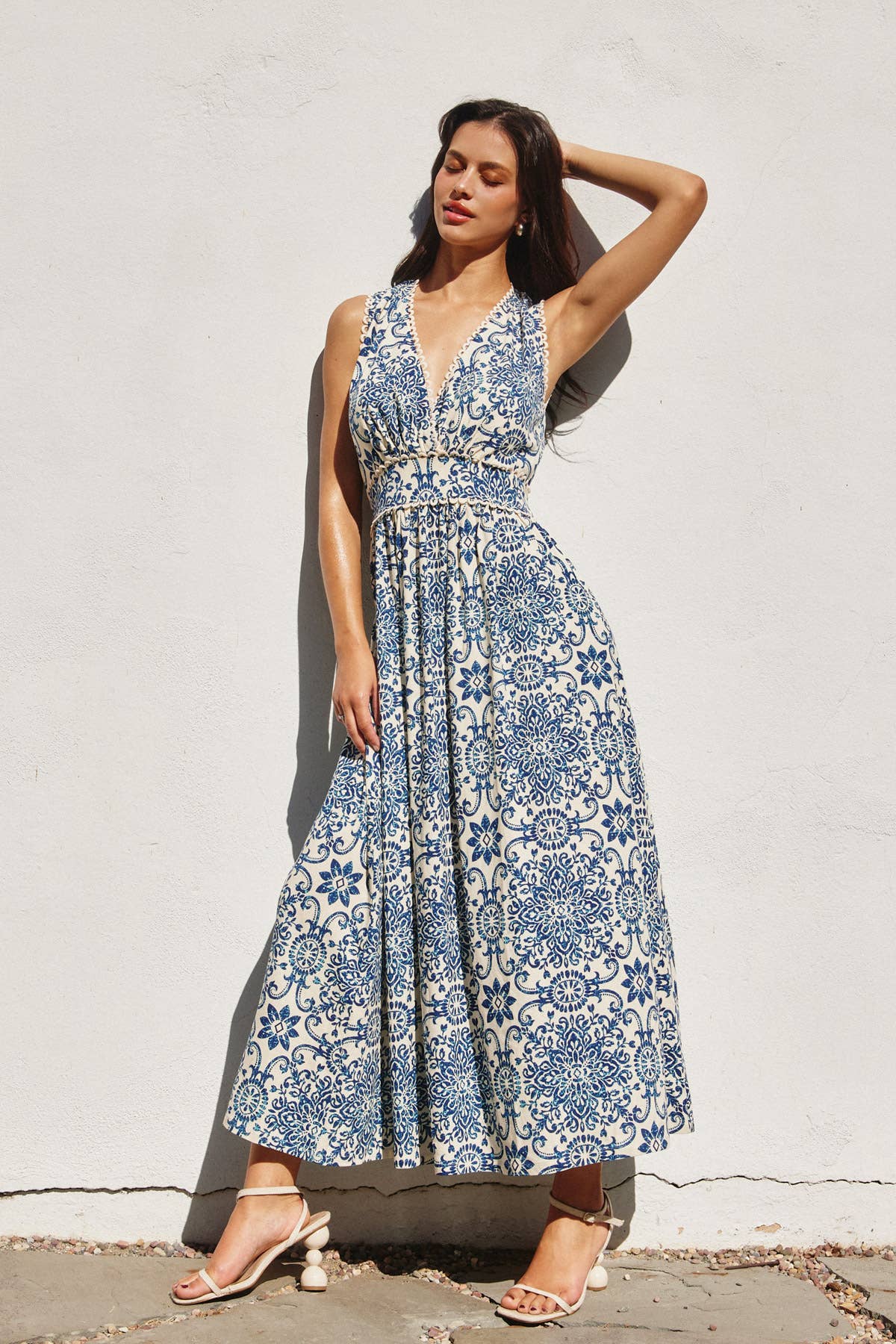 Capri Lace Maxi Dress