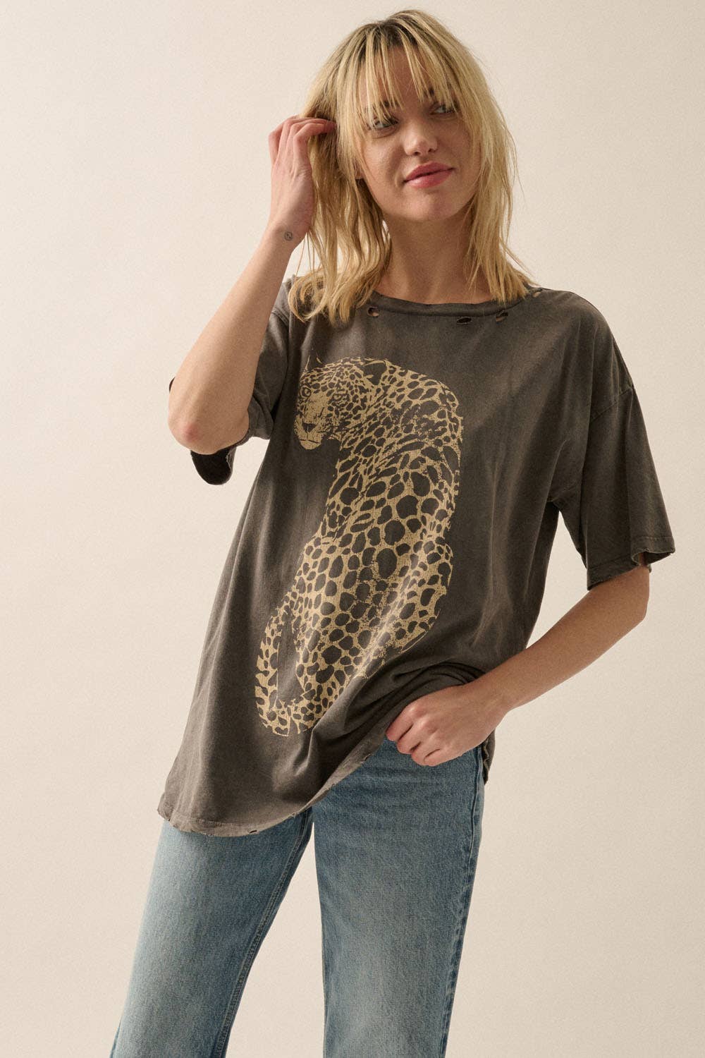 Cheetah Graphic Tee