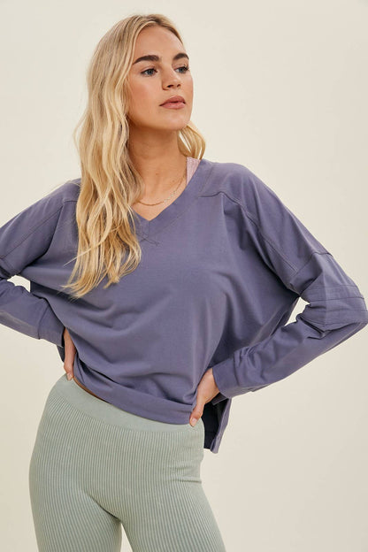 Long Sleeve Knit Top