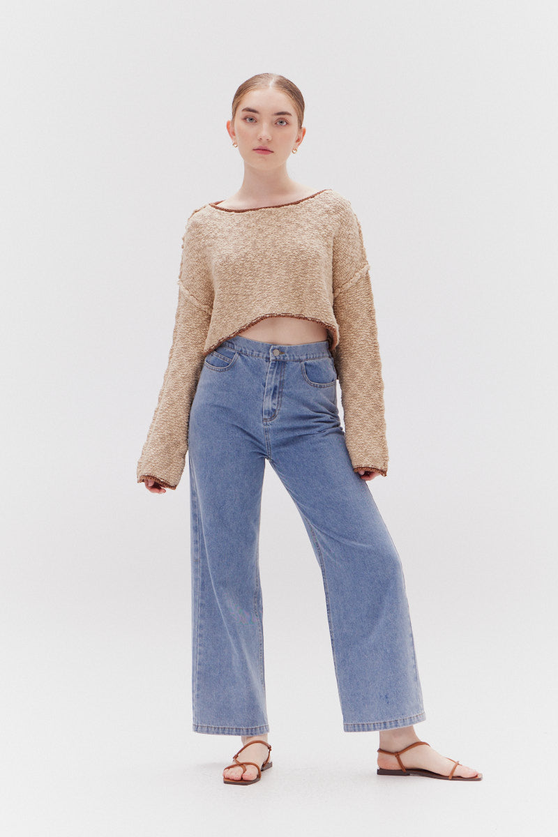 Cotton Slub Crop Top