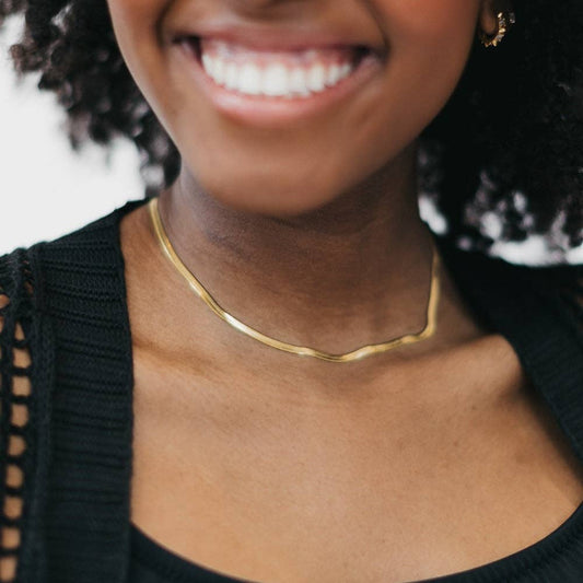 Ella Herringbone Necklace