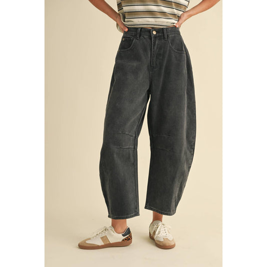 Barrel Cotton Pants