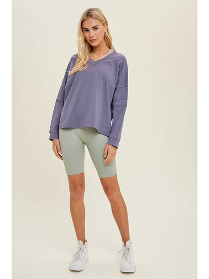 Knit Top with Sleeve Detail