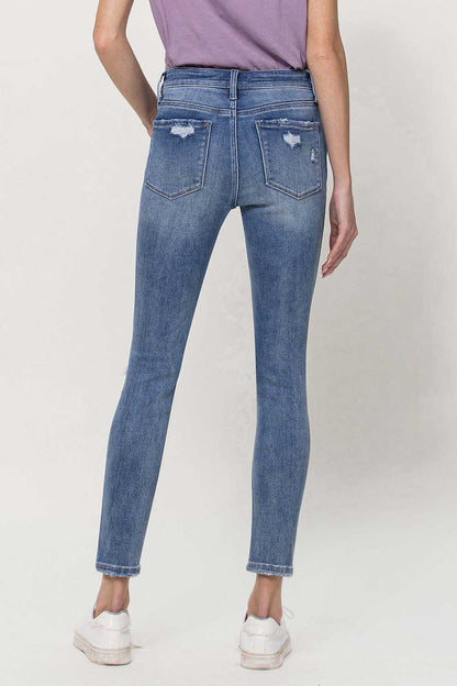 Mid Rise Ankle Skinny Jeans