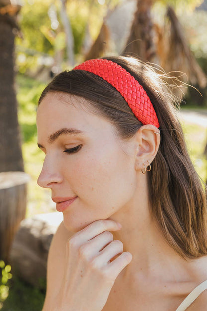 Solid Shade Woven Headband