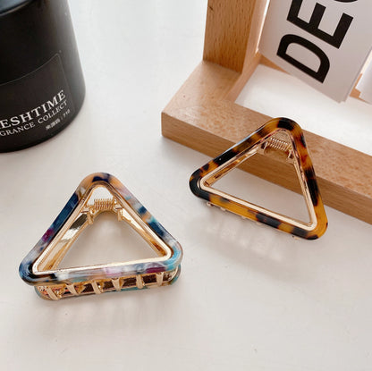 Triangle Gold Adorable Hair Clip