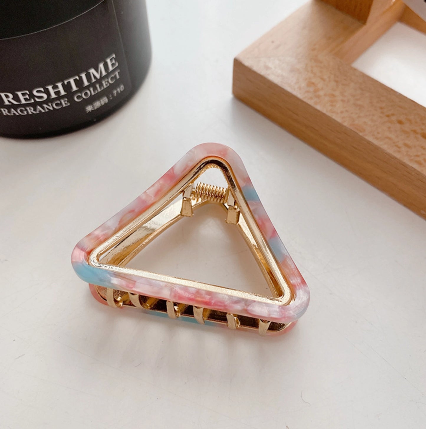 Triangle Gold Adorable Hair Clip