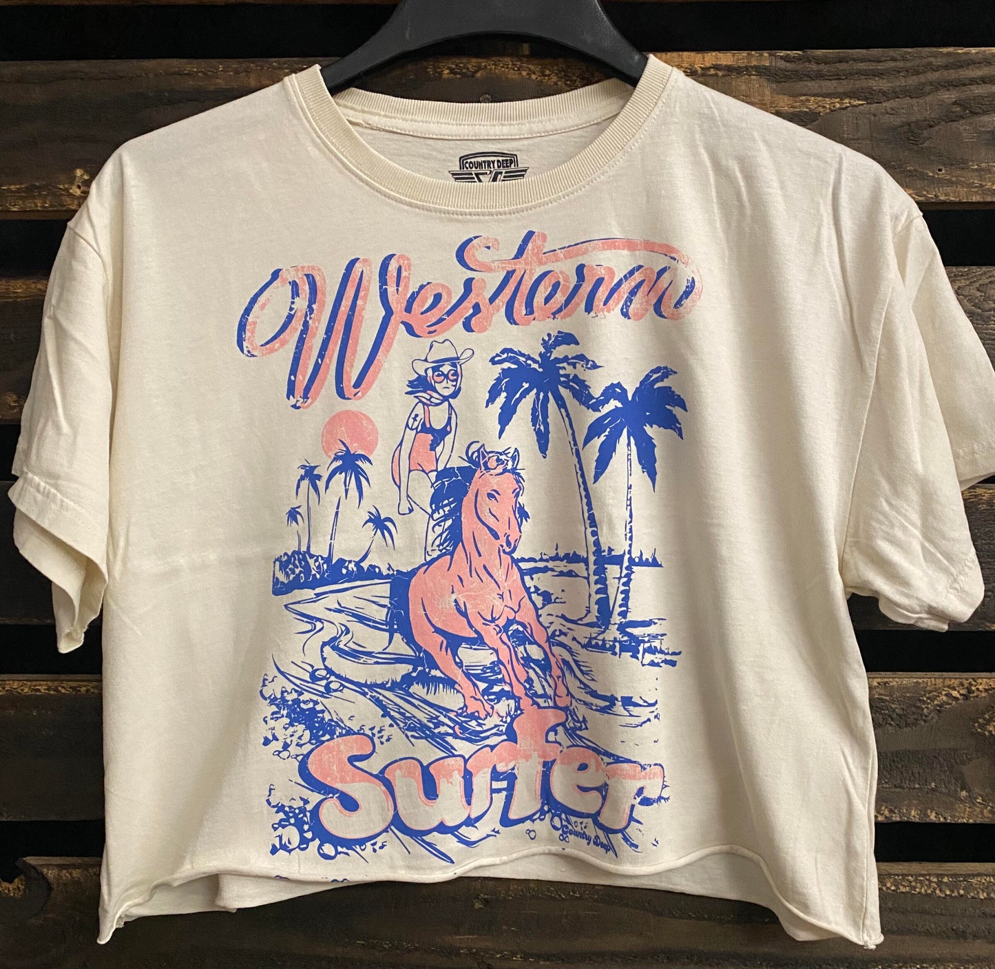 Western Surfer graphic tee