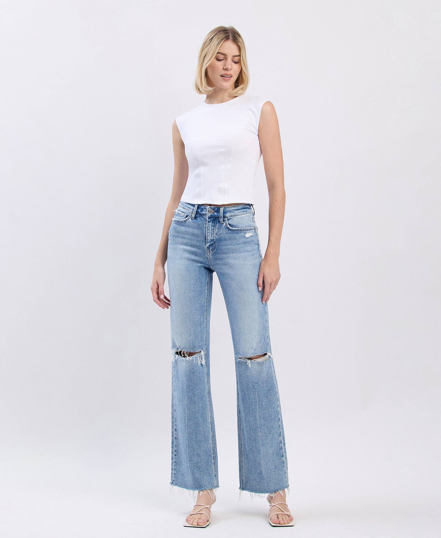 Jayne High Rise Wide Leg Jeans