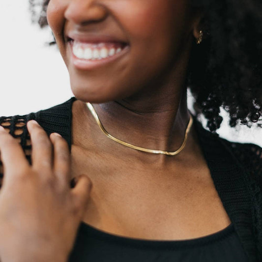 Ella Herringbone Necklace