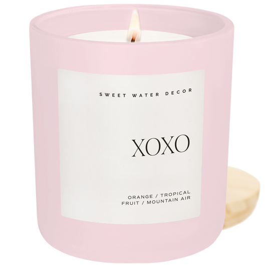 XOXO Valentine's Day Candle