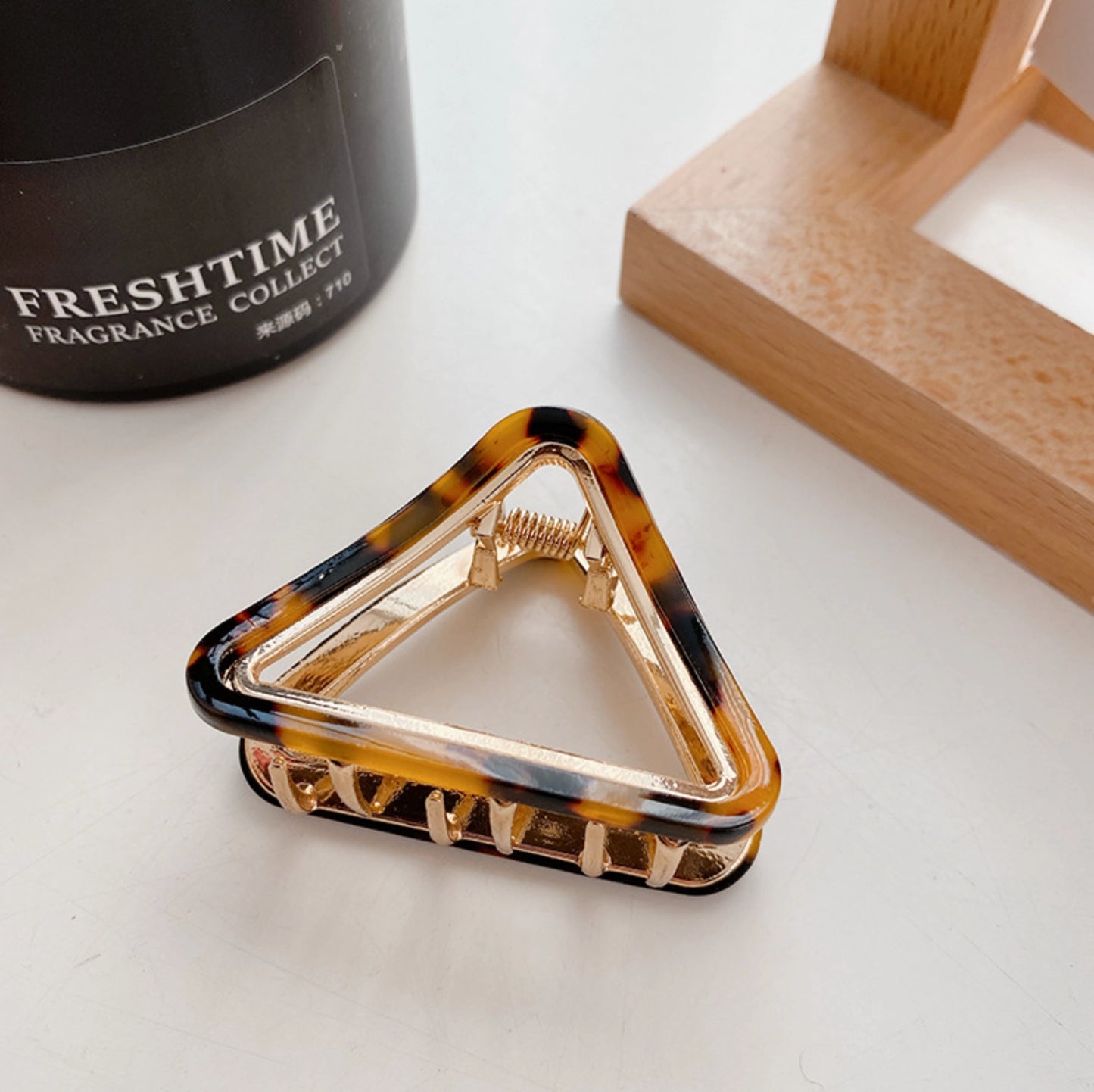 Triangle Gold Adorable Hair Clip