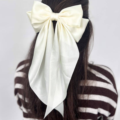 Midnight Hour Hair Bow Clip