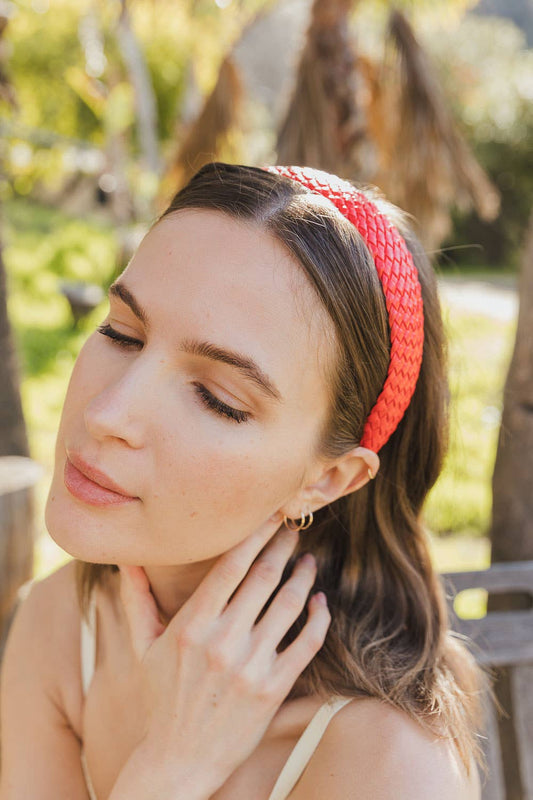 Solid Shade Woven Headband