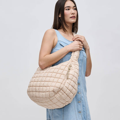 Quilted Puffer Nylon Hobo