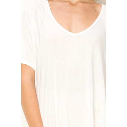 Oversized Short Sleeve Top