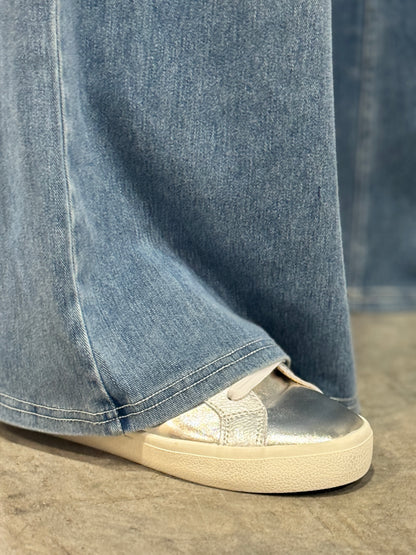 Vintage Havana White Star Metallic Sneaker