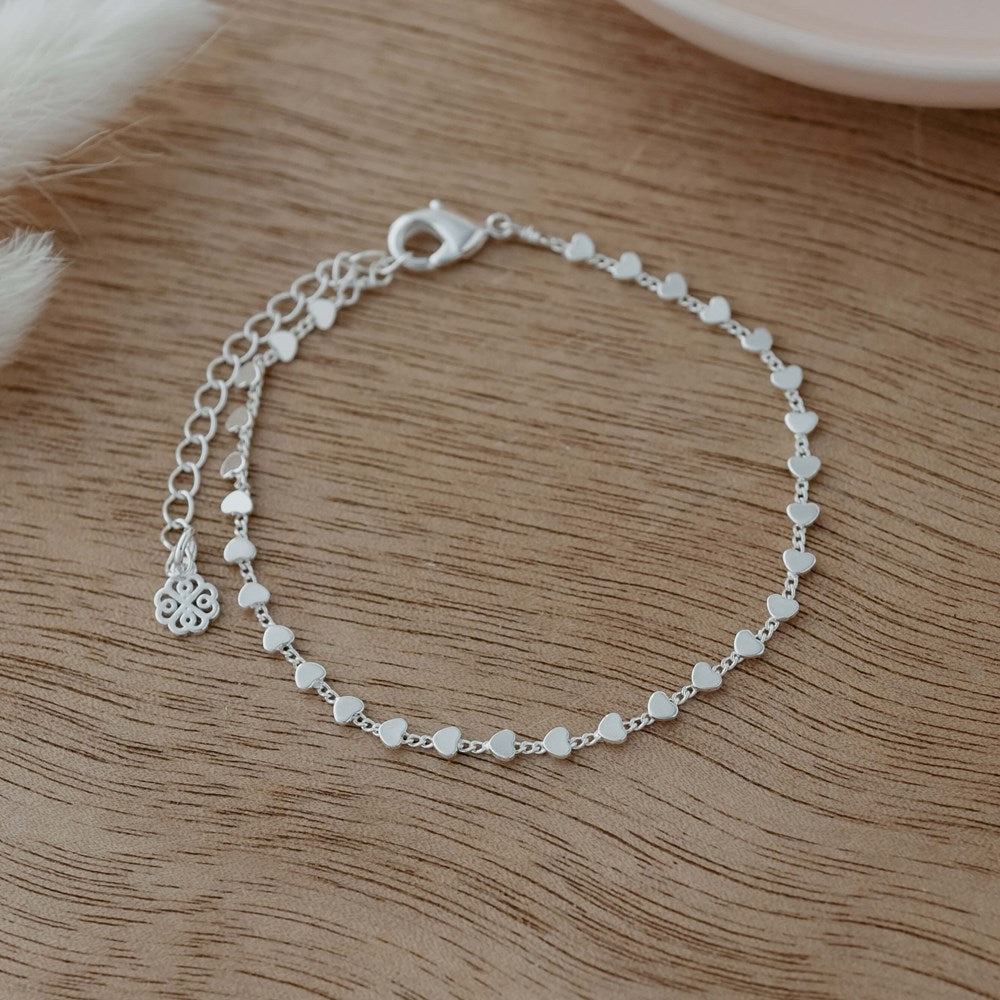 Heart Chain Bracelet