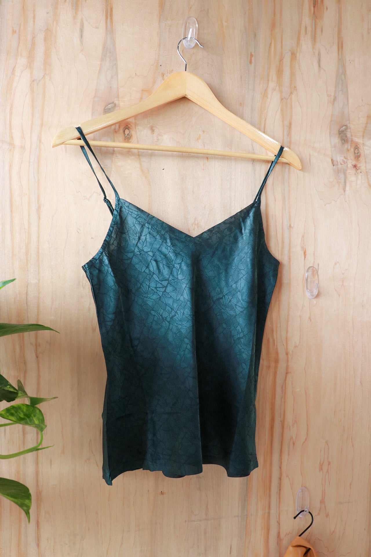 Deep Forest Cami Lace Top