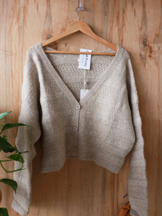 V Neck Cardigan Sweater