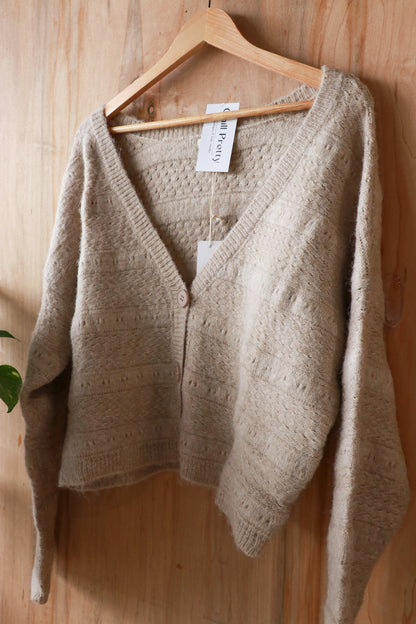 V Neck Cardigan Sweater