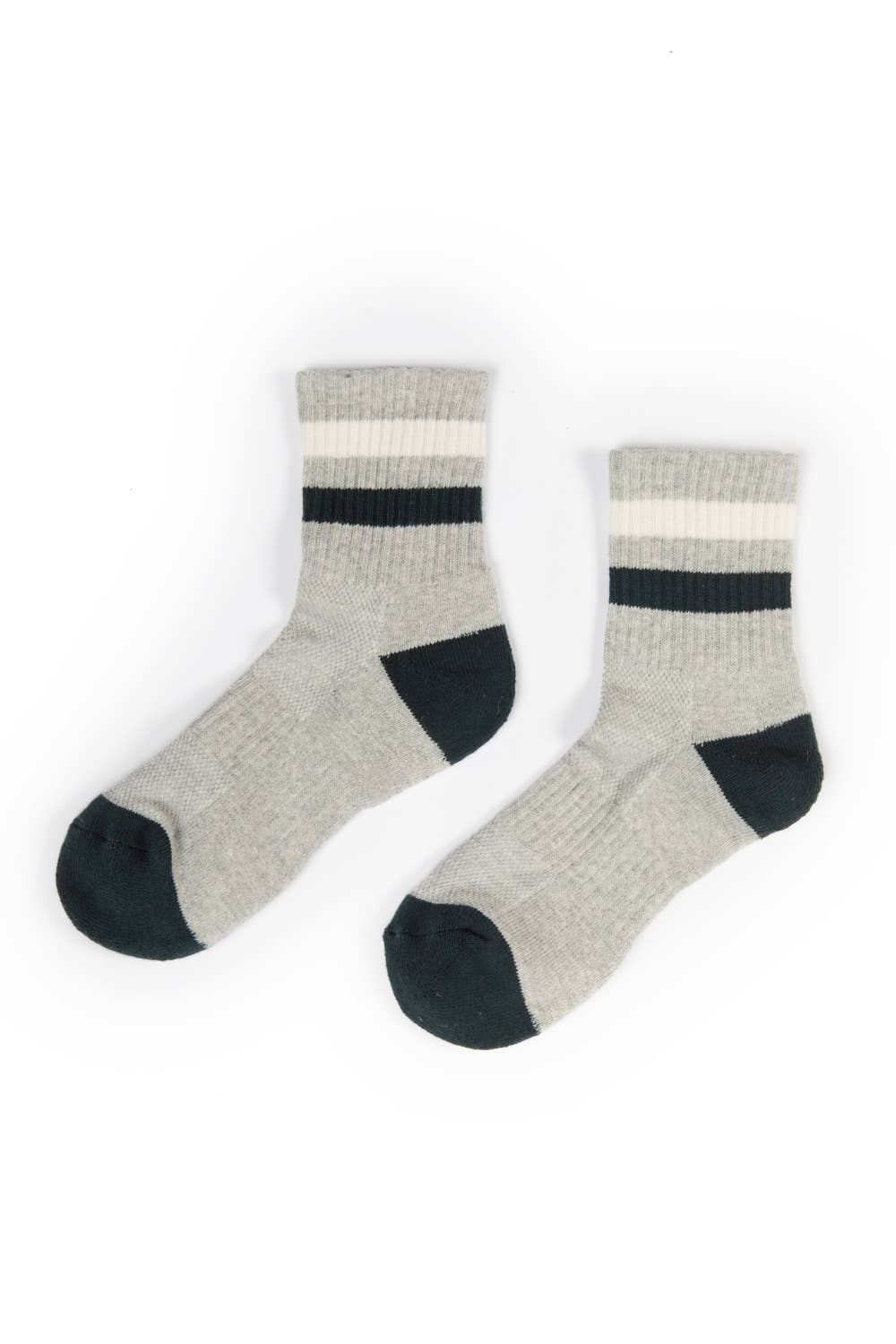 Color Block Stripe Crew Socks