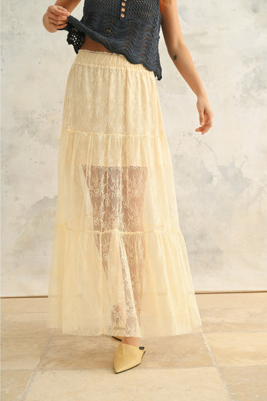 Monica Lace Long Skirt