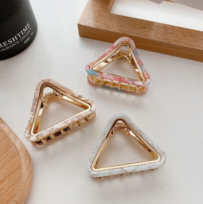 Triangle Gold Adorable Hair Clip