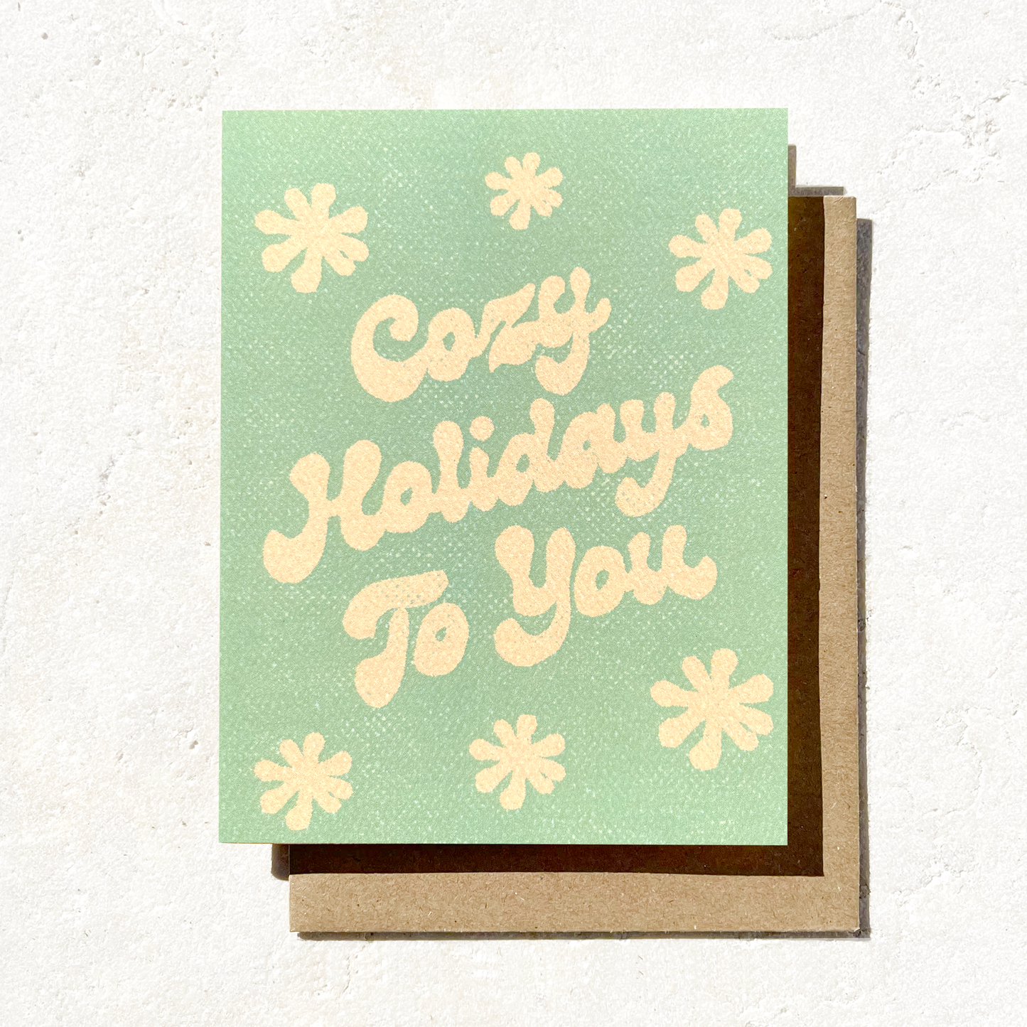 Cozy Holiday Snowflake Card