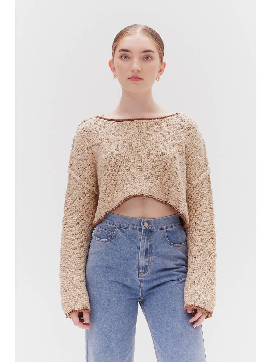 Cotton Slub Crop Top