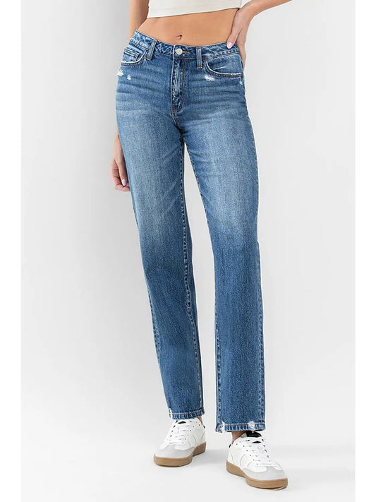 Super High Rise Relaxed Straight Jeans