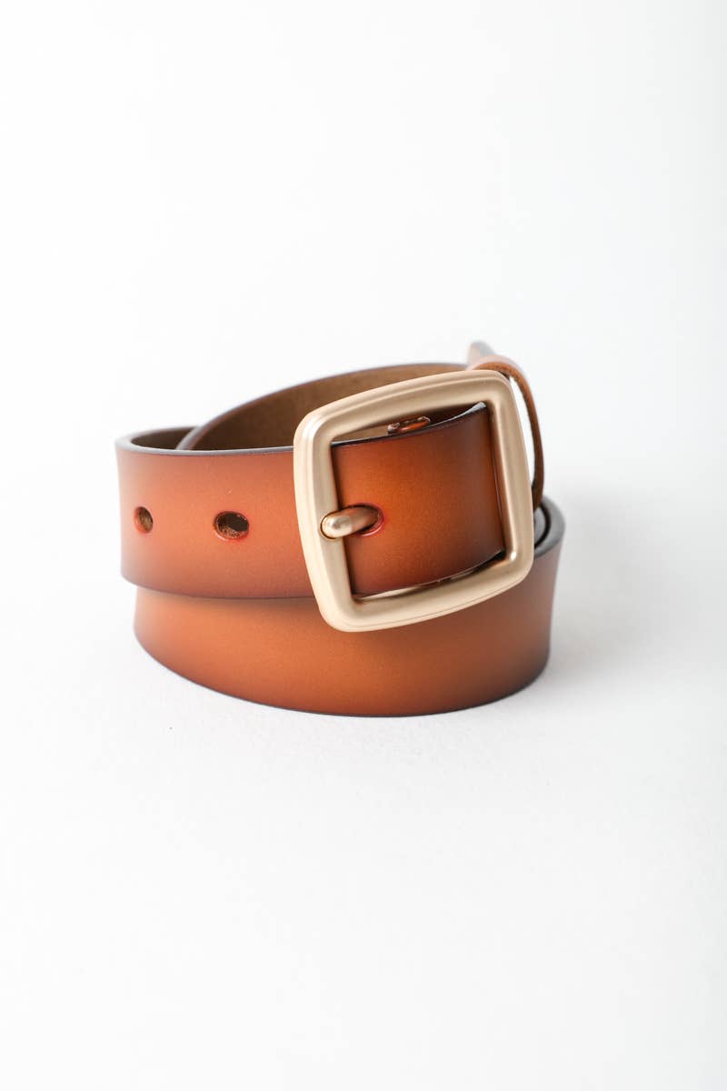 Solid Fashion Leather Belt