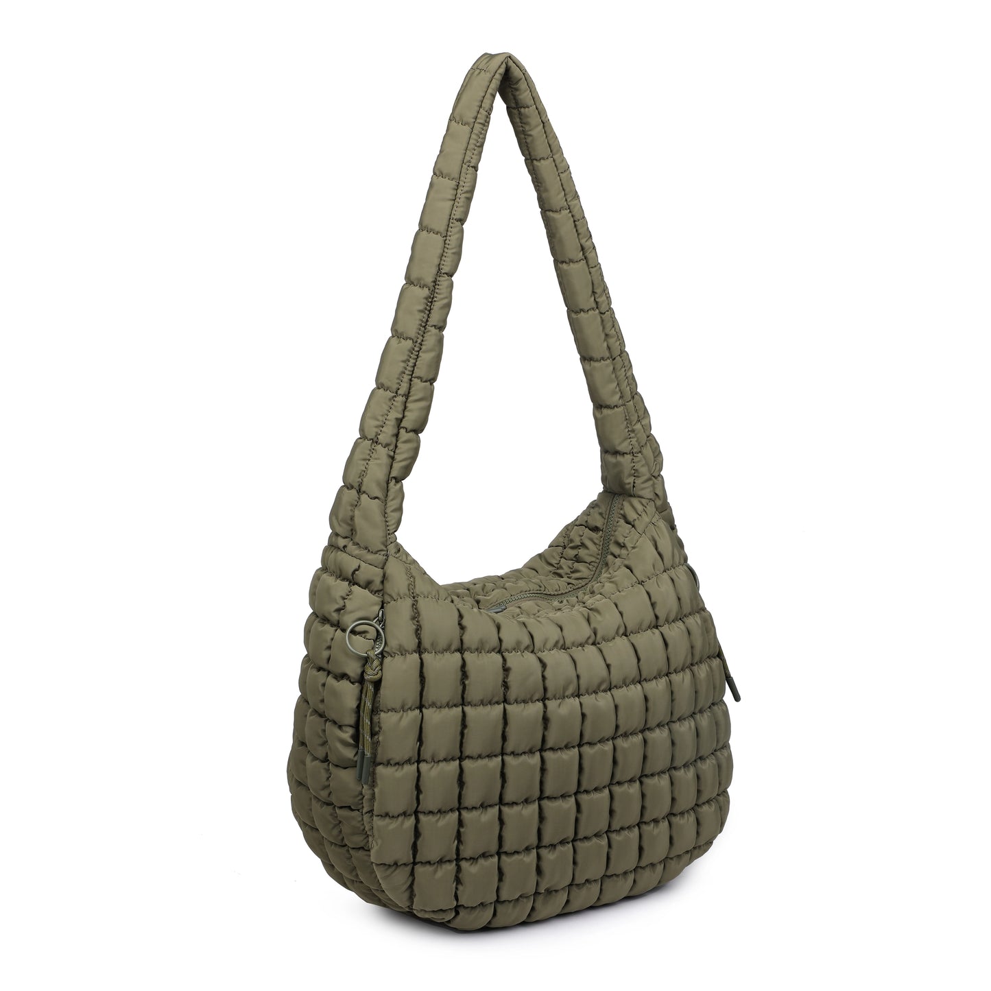 Quilted Puffer Nylon Hobo