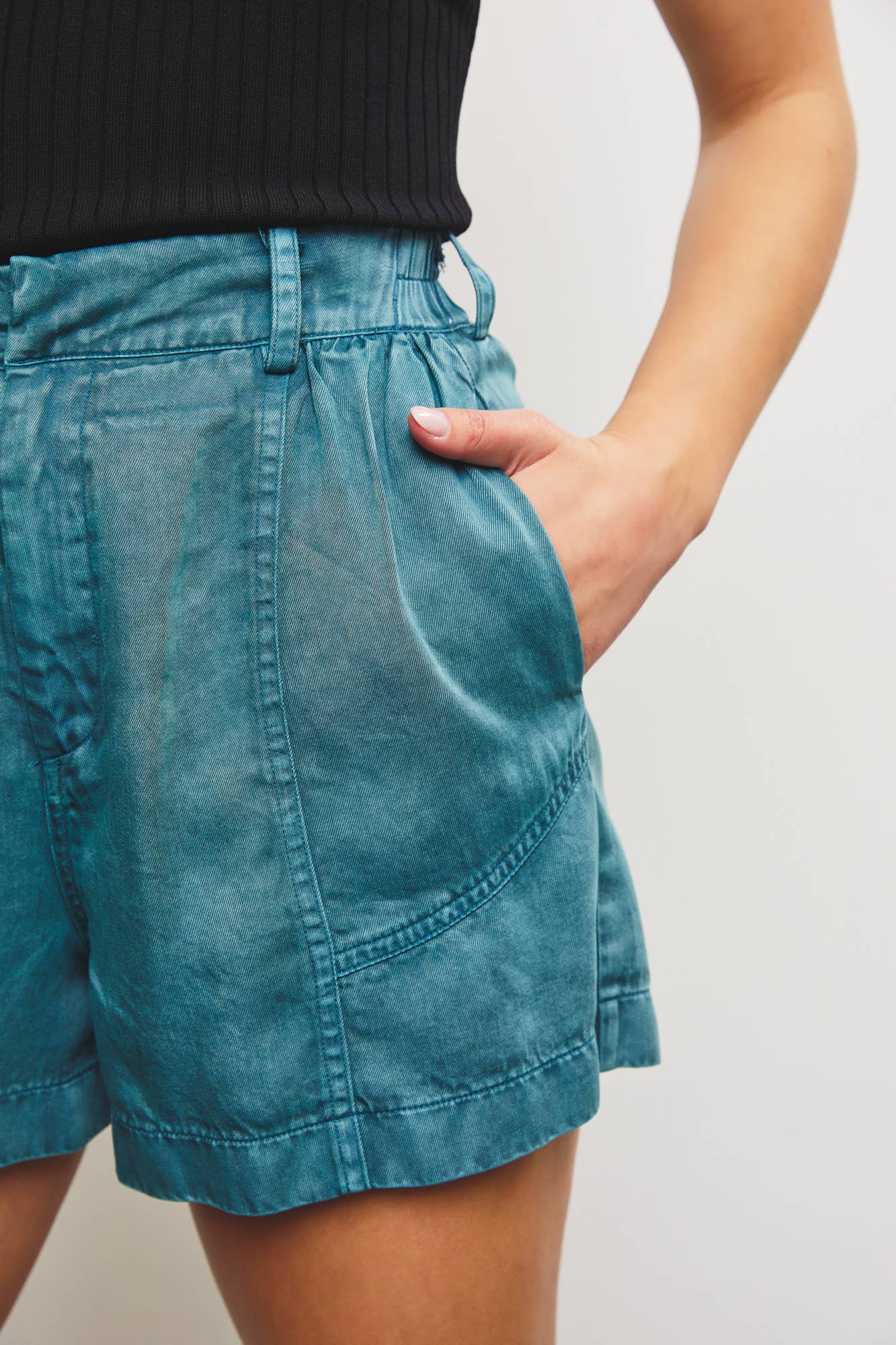 Flare Vintage Washed Shorts