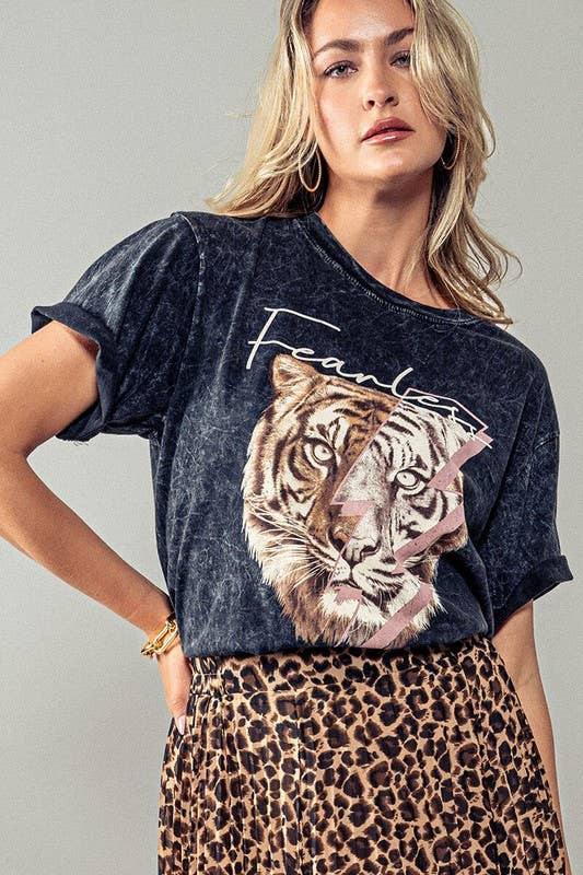 Betty Oversized Fearless Graphic Tee