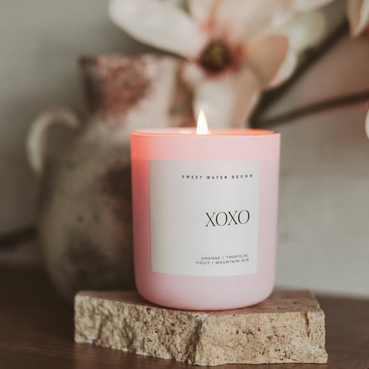 XOXO Valentine's Day Candle