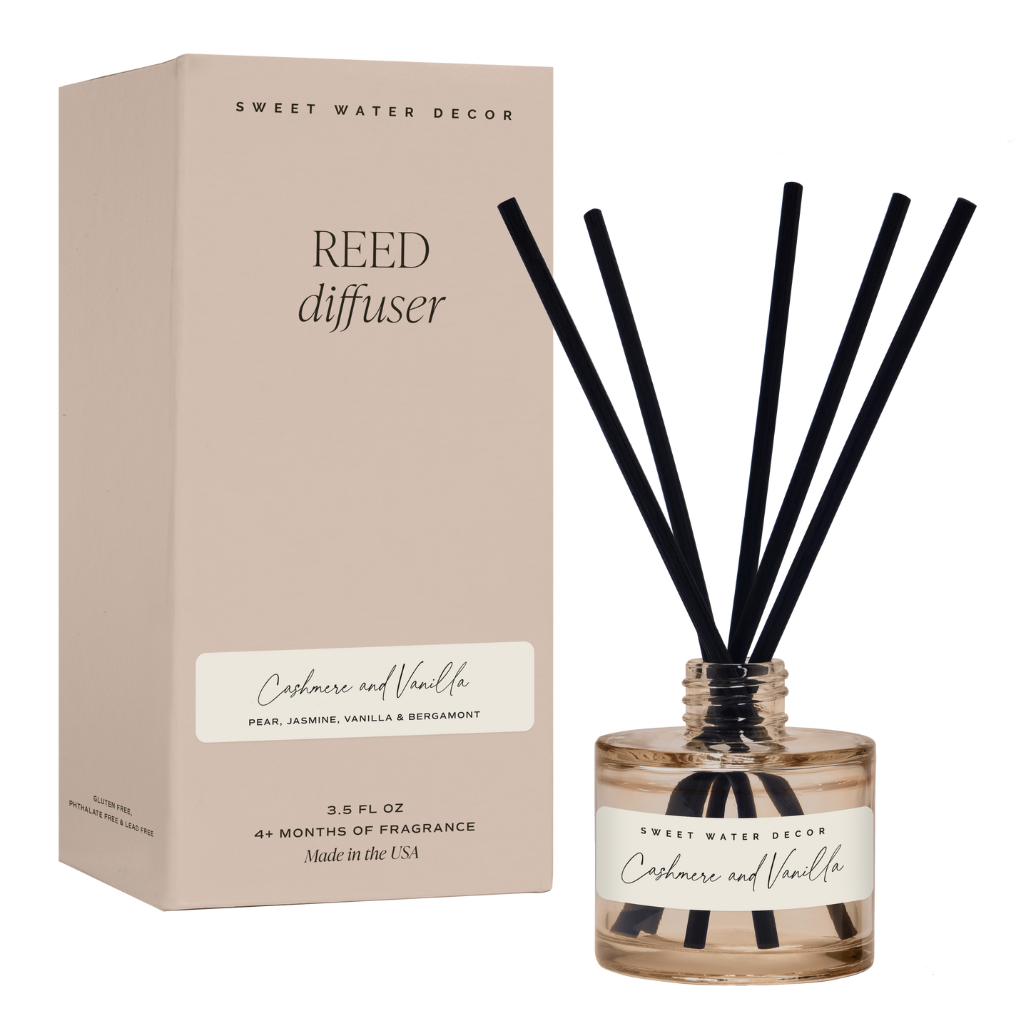 Cashmere and Vanilla Reed Diffuser