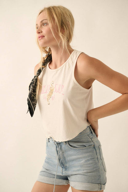 Wild Soul 1981 Round Neck Graphic Tank Top