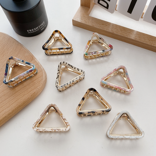 Triangle Gold Adorable Hair Clip